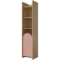 Regál Lexi 3l cremona/Macadamia/Ružová