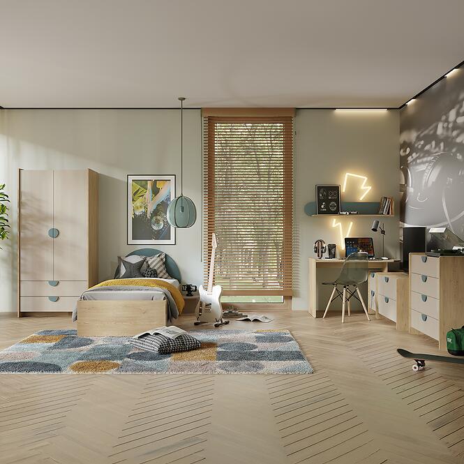 Regál Lexi 5l Cremona/Macadamia/Morská