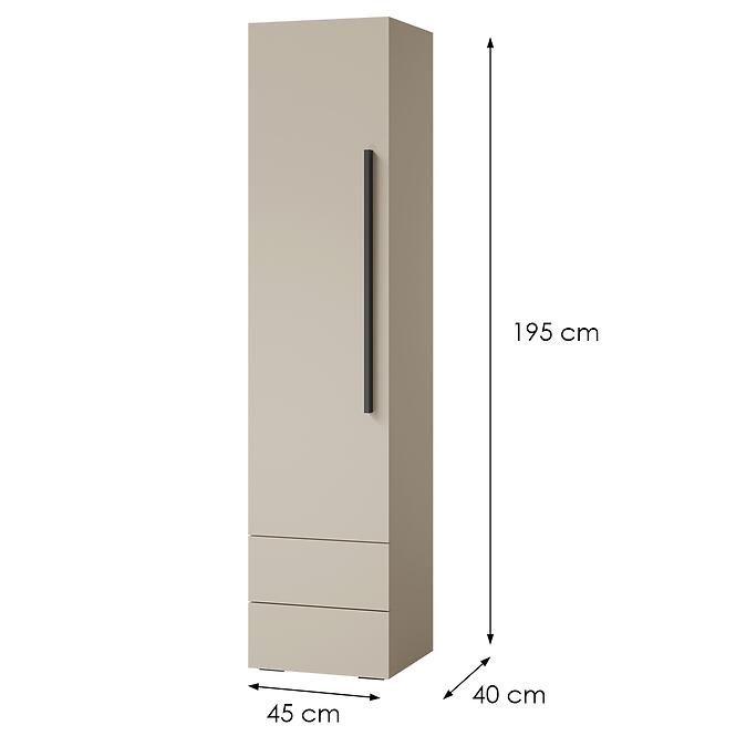 Skriňa Lorin 3l/P Kašmír