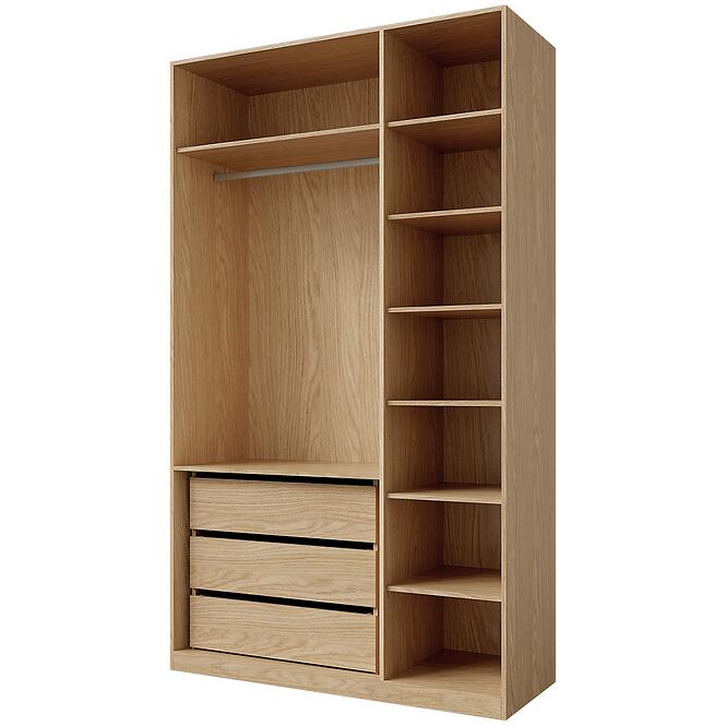 Skriňa Soreno 135 Prírodný dub/Macadamia