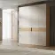 Skriňa Soreno 180 Prírodný dub/Macadamia,5