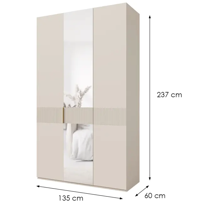 Skriňa Soreno 135 Macadamia,2