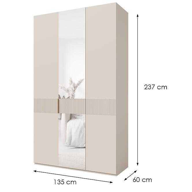 Skriňa Soreno 135 Macadamia,2