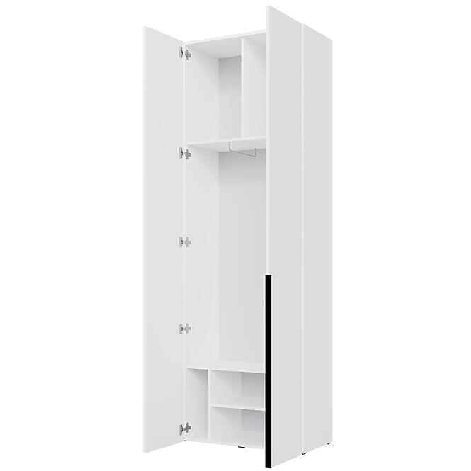Skriňa Slim 2d S02 Biela,3