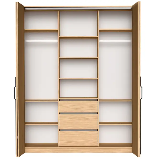 Skriňa Bari 200 Bookmatch