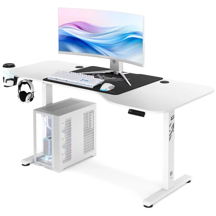 Písací Stolík S Regulovaním Výšky Diablo X-Tensio 1600 Biely