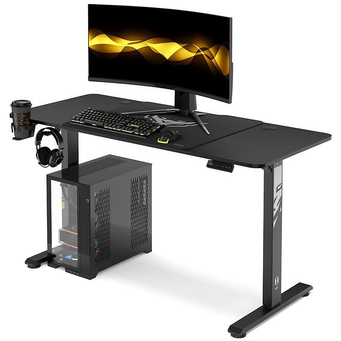 Písací Stolík S Regulovaním Výšky Diablo X-Tensio 1400 Čierna,6