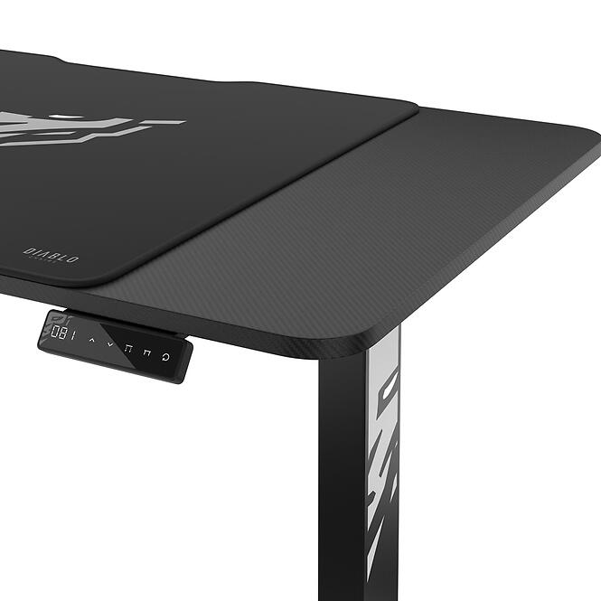 Písací Stolík S Regulovaním Výšky Diablo X-Tensio 1100 Čierna