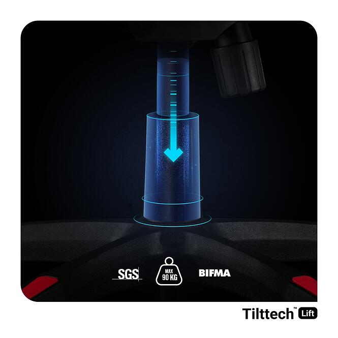 Kreslo Pre Hráča Diablo X-Horn S Čierna A Červená,15