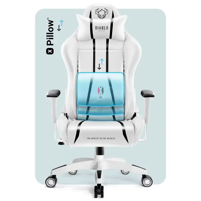Kreslo Pre Hráča Diablo X-One S Biely-Čierna,9