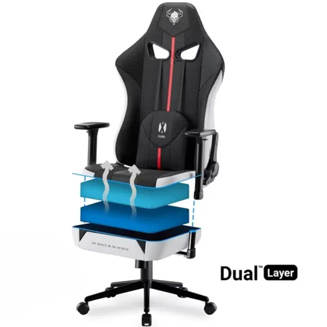 Kancelárske Kreslo Diablo X-Player S Čierna,5