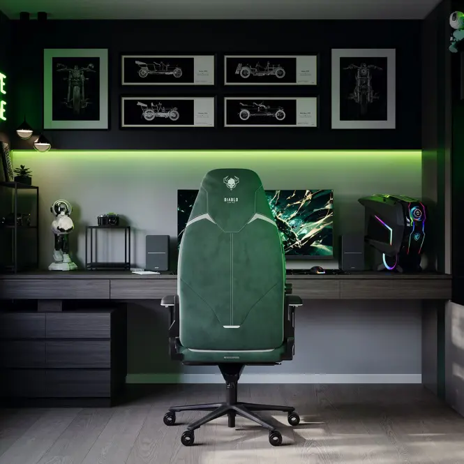 Kreslo Pre Hráča Diablo X.Eye Prime Normal Forest Green