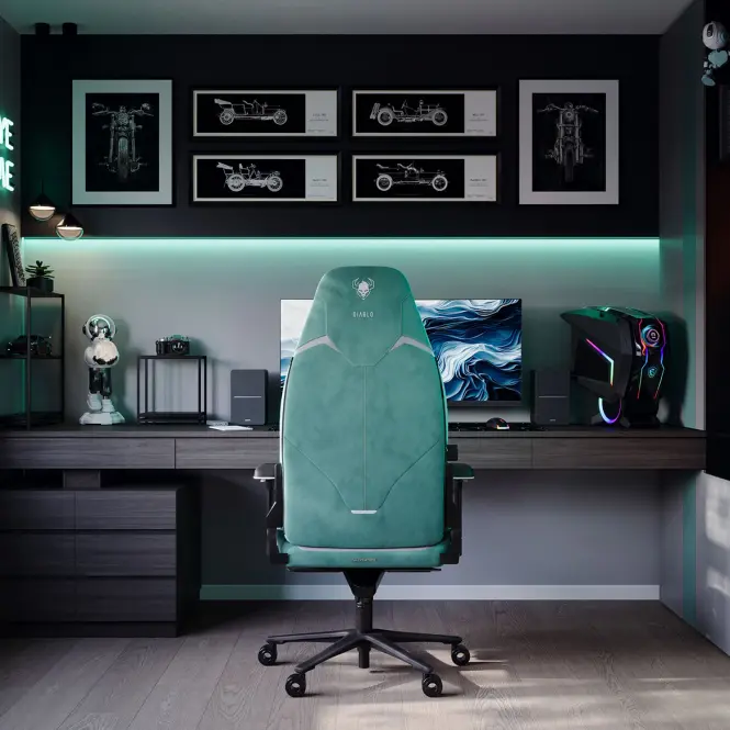 Kreslo Pre Hráča Diablo X.Eye Prime Normal Mystic Mint