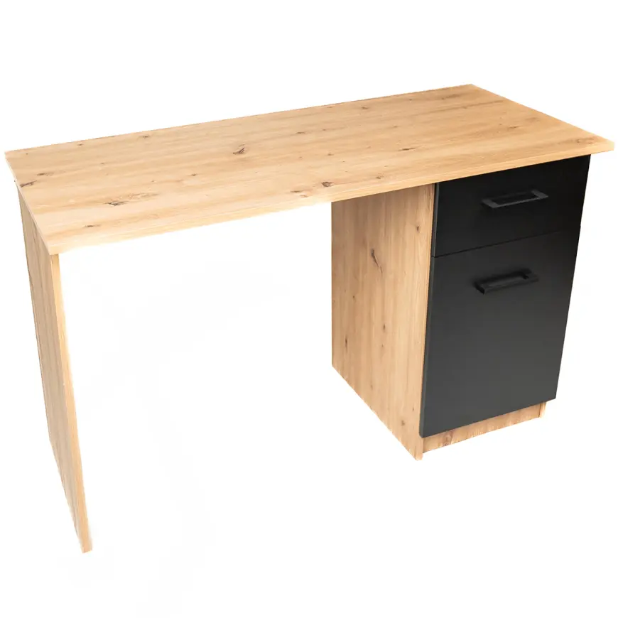 Písací Stôl Rico Artisan/Čierna