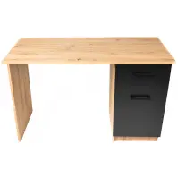 Písací Stôl Rico Artisan/Čierna
