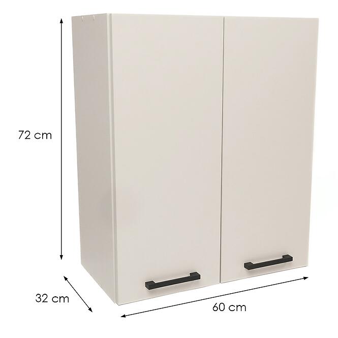 Kuchynská Skrinka Lucjan 60G2F V72 Lux Kašmír