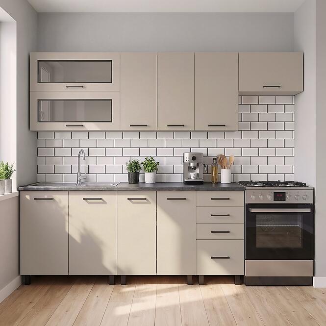Kuchynská Skrinka Lucjan 60G2F V72 Lux Kašmír,8
