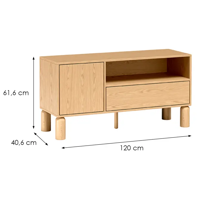 TV stolík Sanden S5 Bookmatch,5