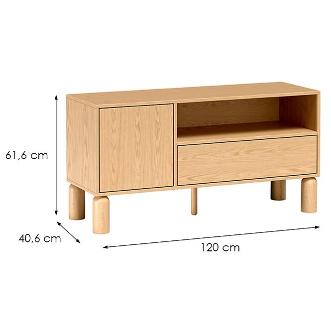 TV stolík Sanden S5 Bookmatch,5