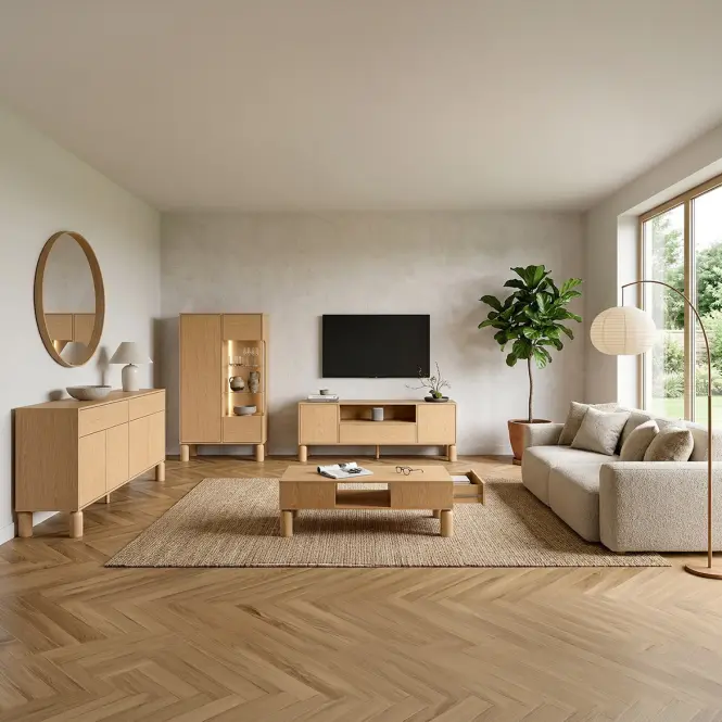 TV stolík Sanden S5 Bookmatch
