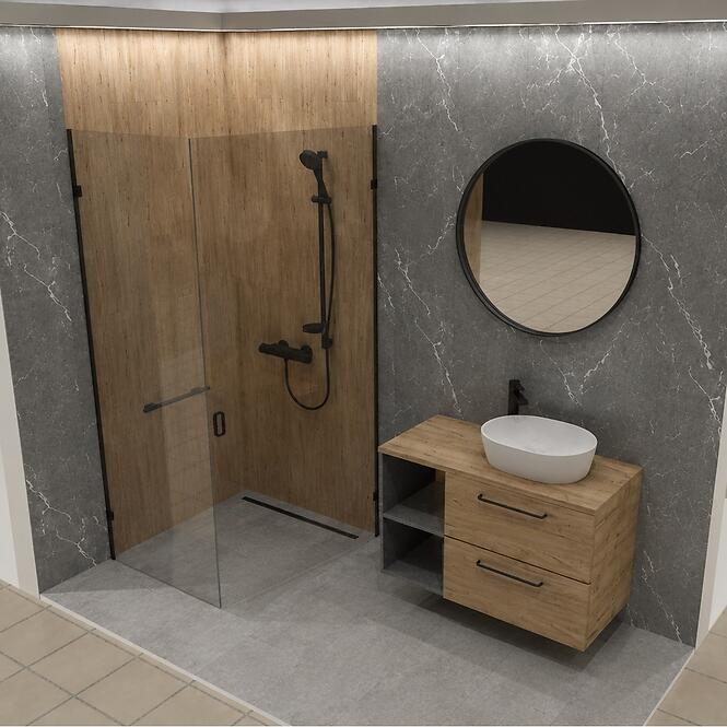 Obkladovy panel SPC Carrara Grey 60x120cm 4mm