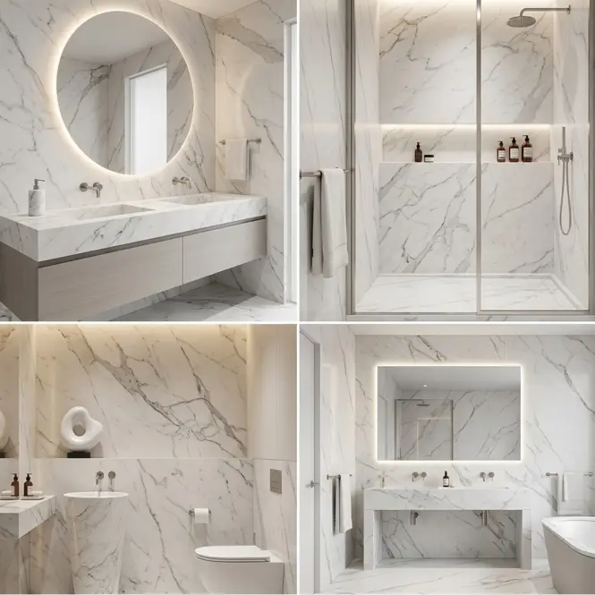 Obkladovy panel SPC Carrara White 30x60cm 4mm,7