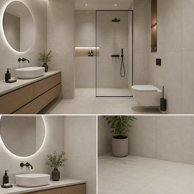 Obkladovy panel SPC Concrete Beige 30x60cm 4mm