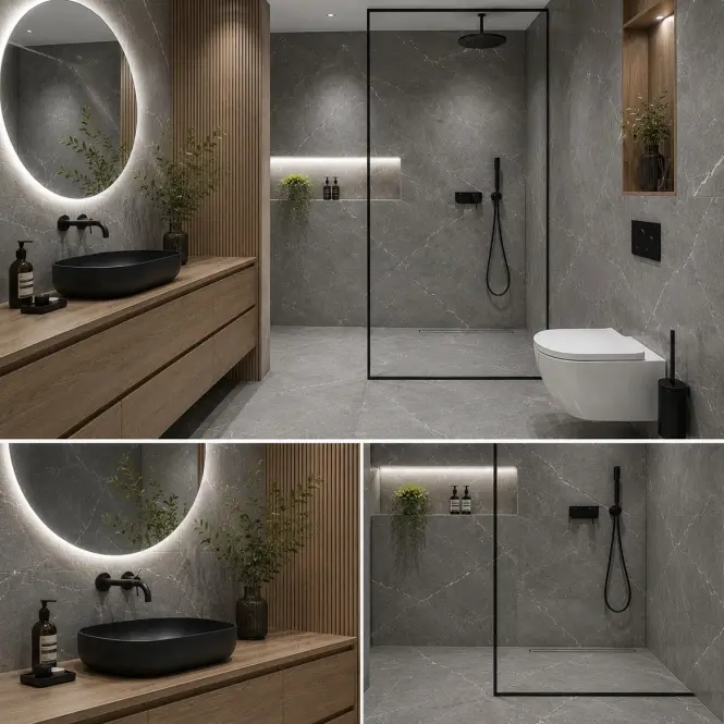Obkladovy panel SPC Carrara Grey 30x60cm 4mm,4
