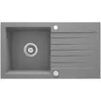 Granitový drez Pico 2 šedý 760x440