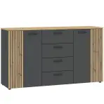 Komoda Karo Front Antracit/Artisan