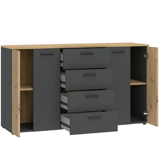 Komoda Karo Front Antracit/Artisan,4
