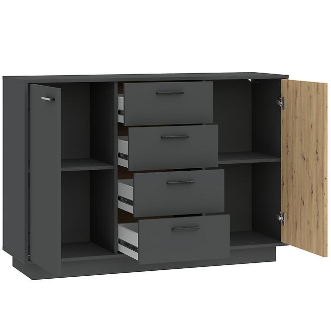 Komoda Nr 8 Front Antracit/Artisan,3