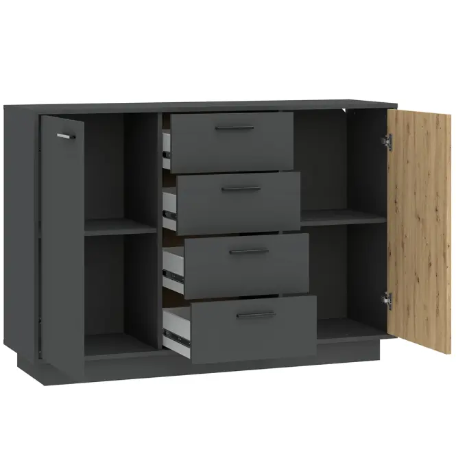 Komoda Sofia Front Antracit/Artisan,3
