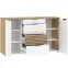 Komoda Lumo Front Biela/Artisan,3