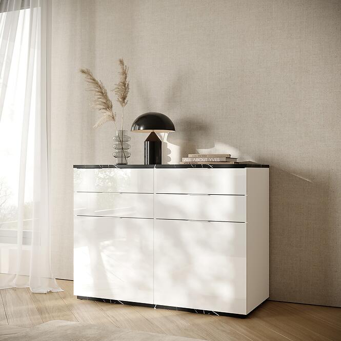 Komoda Nr 4 Front Biela