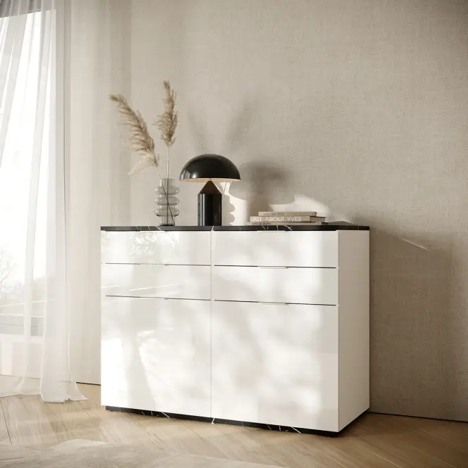 Komoda Vika Front Biela,4