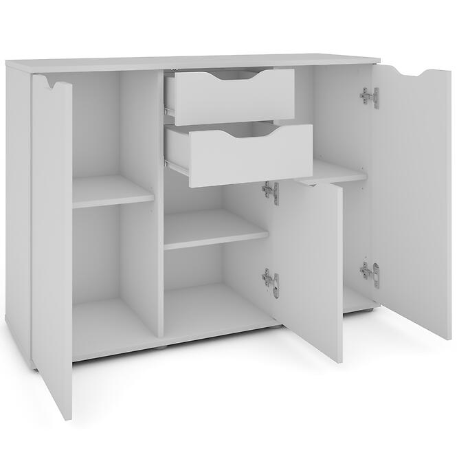 Komoda Ines 2s 3d Biela