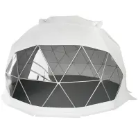 Kupolový stan FI 5M - 20 m2 dvere PVC