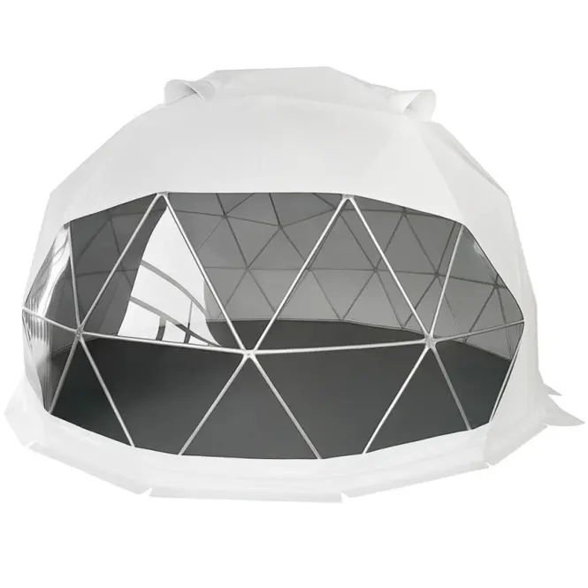 Kupolový stan FI 5M - 20 m2 dvere PVC