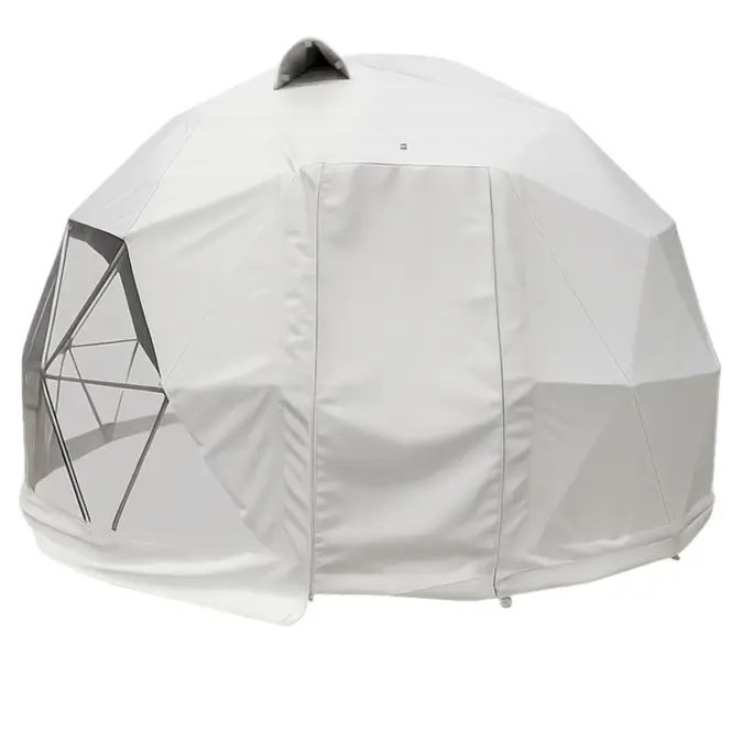 Kupolový stan FI 5M - 20 m2 dvere PVC,3