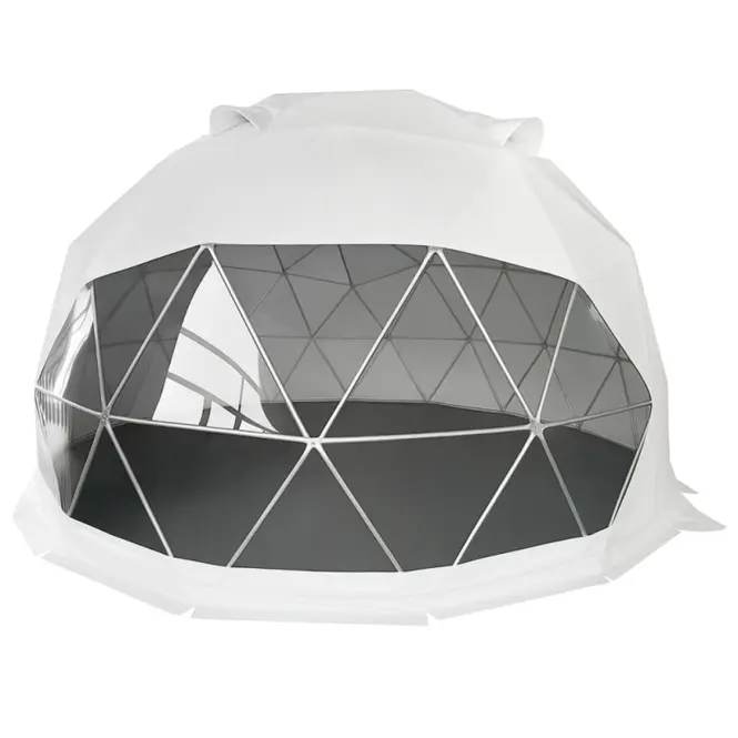 Kupolový stan FI 6M - 28 m2 dvere PVC