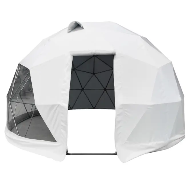 Kupolový stan FI 6M - 28 m2 dvere PVC,4