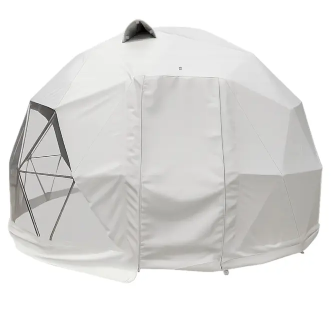 Kupolový stan FI 6M - 28 m2 dvere PVC,5