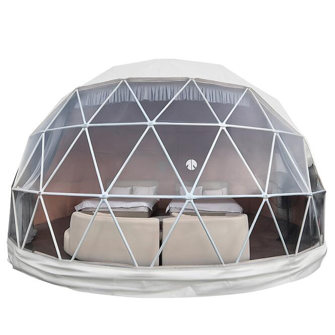 Kupolový stan FI 7M - 38 m2 dvere PCV