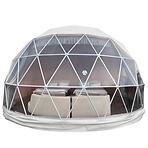 Kupolový stan FI 7M - 38 m2 dvere PCV+okno
