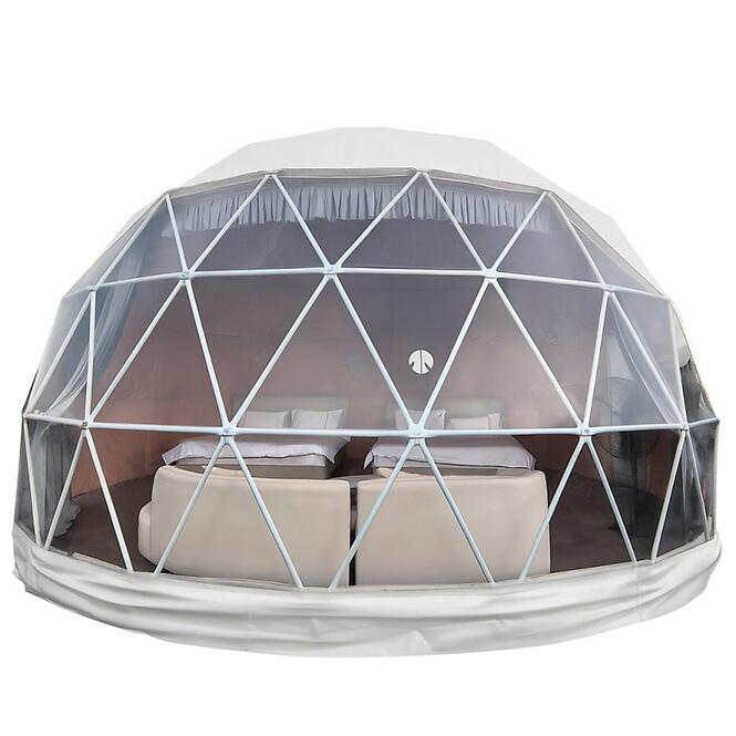 Kupolový stan FI 7M - 38 m2 dvere PCV+okno