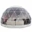 Kupolový stan FI 8M - 50 m2 dvere PVC