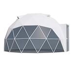Kupolový stan FI 5M - 20 m2 sklenené dvere