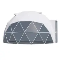 Kupolový stan FI 5M - 20 m2 sklenené dvere