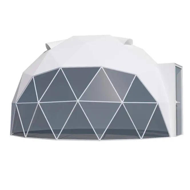 Kupolový stan FI 5M - 20 m2 sklenené dvere